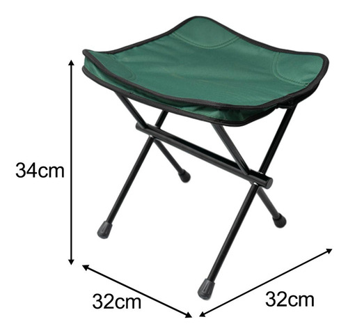 Taburete Plegable Taburete De Pesca Ultraligero Verde