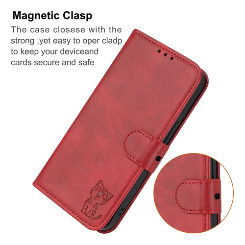 Bonita Funda De Piel Para Redmi Note 12 Pro Plus 5g/12r Pro 5g/12s 4g Ultrafina, Concha, Ranura Para Tarjetas