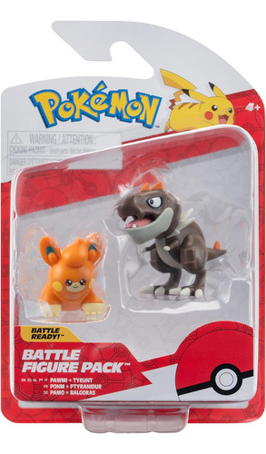Set De Minifiguras Pokémon Balgoras & Pamo Battle, 5 Cm, Par