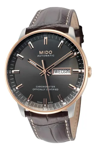 Relógio Mido Automatico 40mm Commander M021.431.26.061.00