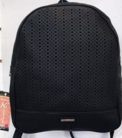 Cartera Mochila N+ Negra De Dama