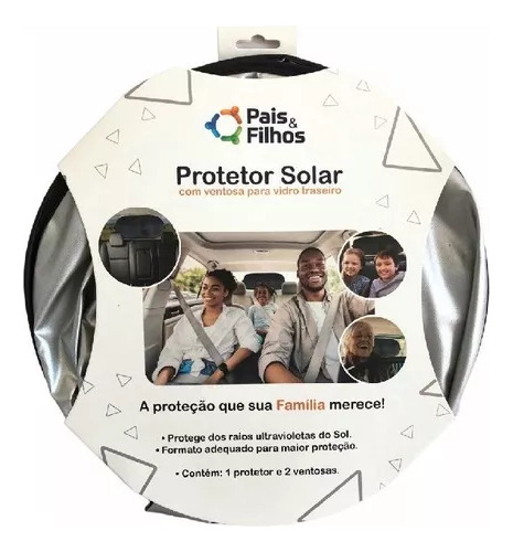 Kit Protetor Solar Blackout Carro Bebe Proteção Com Ventosa