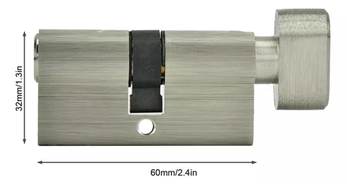 Cilindro de cerradura abierto único de cobre de 65mm, cilindro de cerradura  de puerta de dormitorio de madera con llaves