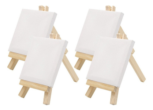 Soporte De Pintura De Madera, Juego De Mini Caballete De Lie