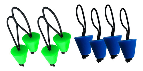 Imagen 3 de 6 de 8 Pcs Tapones De Caucho Para Barcos Hinchables De Yate Kayak
