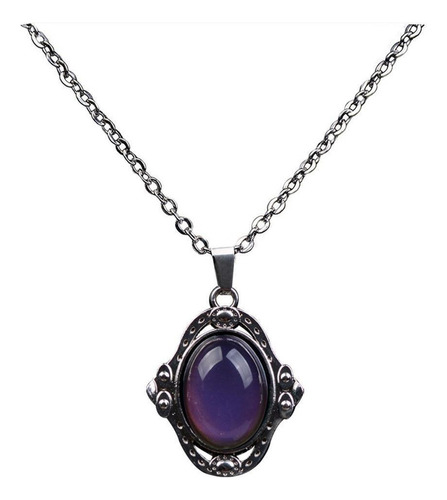 3x Oval De De Cambio De Color Emoción Colgante De De De