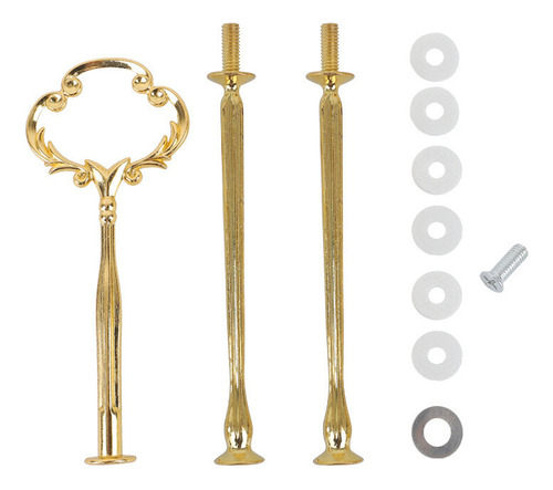 Soporte Para Pasteles 3 Niveles Con Metal Resistente Y