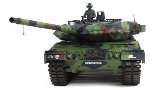 Tanque de guerra RC Heng Long German Leopard 2a6 de 2,4 GHz