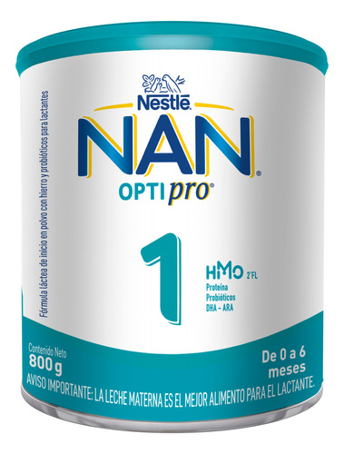 Nan 1 Optipro Con Hm-o 800g Fórmula Infantil