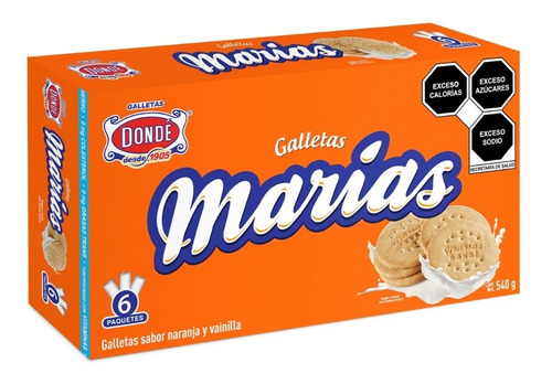 Marías 1/540g.- Galletas Dondé