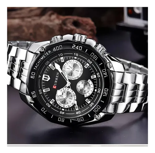Reloj Para Hombre Curren Business Quartz Con Bisel Original