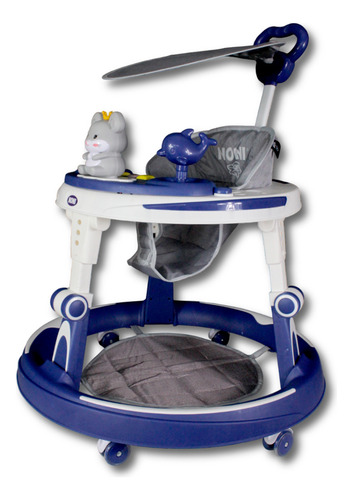 Andadera De Lujo Con Luz Led Y Sonido Noni Is-102b Color Azul