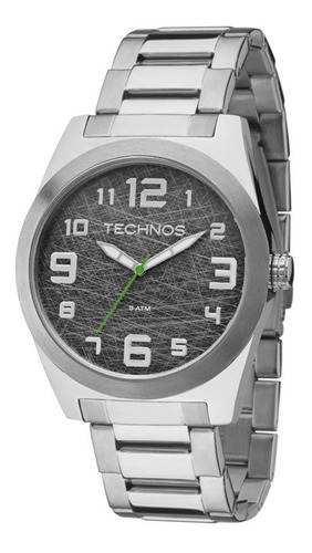 Relógio Technos Masculino Militar 2035mfl/1c Prata Oferta