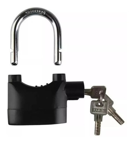 Imagen 4 de 7 de Candado Con Alarma Para Motos Scooter Rejas Puertas