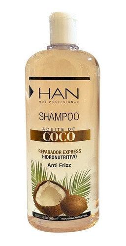 Han Shampoocon Aceite De Coco - Reparador Express X 500 Cm3