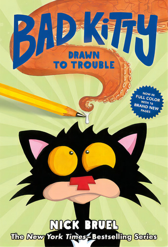 Bad Kitty Drawn To Trouble (full-color Edition), De Bruel, Nick. Editorial Roaring Brook Pr, Tapa Dura En Inglés