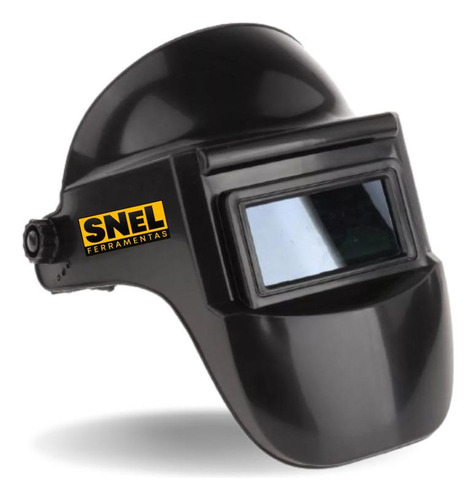 Kit Capacete De Solda Com 3 Esquadros Magnéticos 12kg Snel Cor Preto