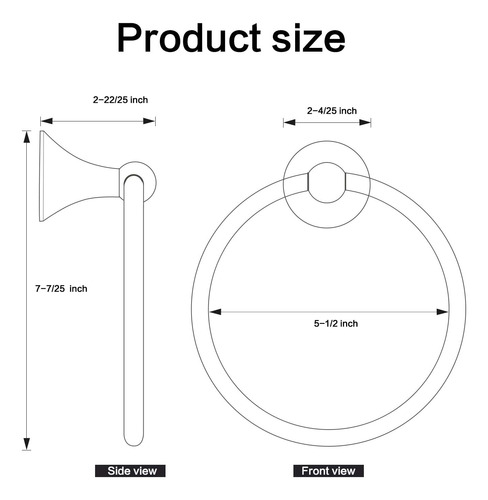 Toallero De Acero Inoxidable Para Baño, Soporte Para Toallas