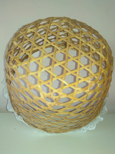 Cesta Canasta De Mimbre Artesanal Grande. Única Disponible.