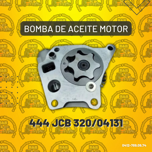 Bomba De Aceite Motor 444 Jcb 320/04131