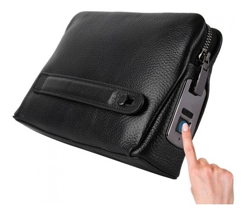 Cartera De Seguridad Para Hombre Fipilock Fl-v1 Con Cremalle