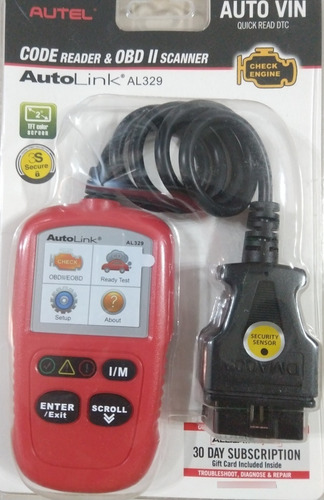 Imagen 1 de 3 de Escáner Automotriz Autel Al329