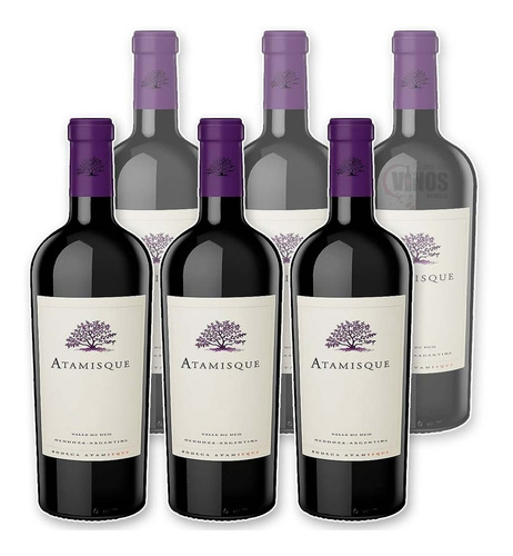 Vino Atamisque Malbec 750 Ml Caja X6 