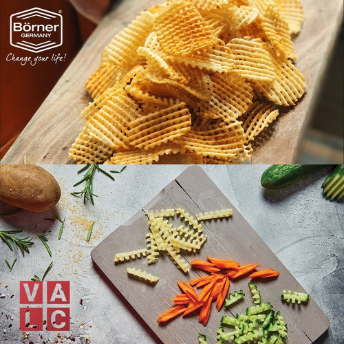 Imagen 4 de 5 de Cortador Rodajas Onduladas Rejilla Waffel Sujetador Borner