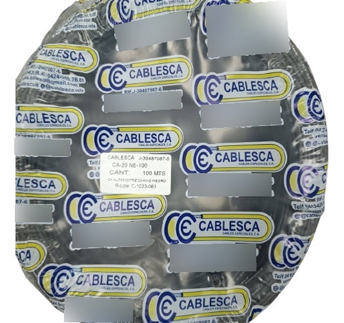 Cable Automotriz Cobre 20 Awg 105° Rollo 100 Mts Cablesca