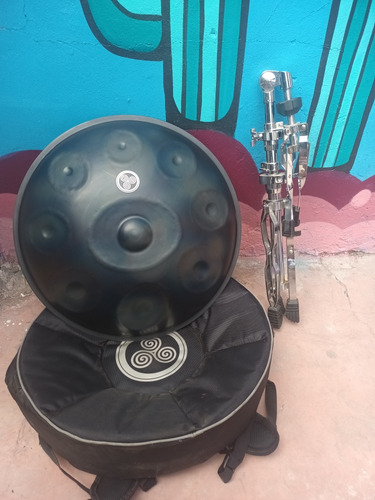 Handpan Souldrum Re Menor C/ Soporte Y Funda Tipo Mochila