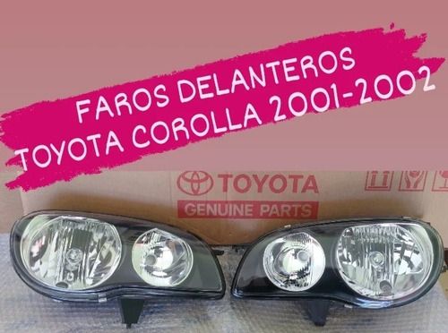 Faros Delanteros Toyota Corolla 2001 2002 