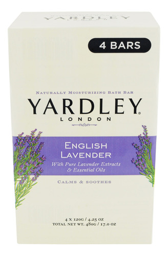 Pack De 4 Barras Hidratantes Yardley London 4.25 Onzas