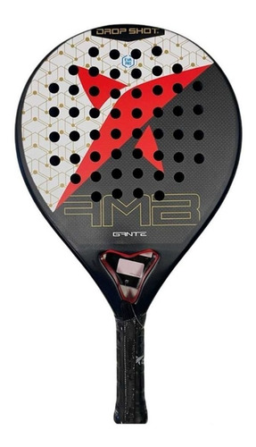 Paleta Padel Drop Shot Pro Carbon Importado + Cubre Regalo