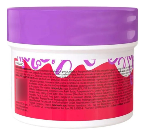 Kit 3 Modeladora Ultrafixação #todecachos 120g Salon Line