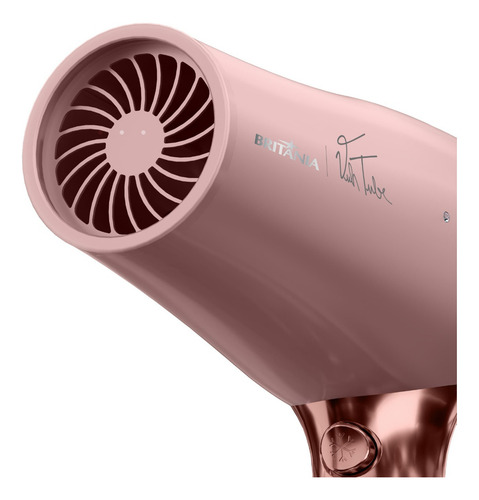 Secador De Cabelos Britânia Linha Viih Tube Bivolt Bsc21a Rosa