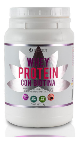 Whey Protein Biotina Fresa (proteína Bariatrica) 1 Kg Protgt