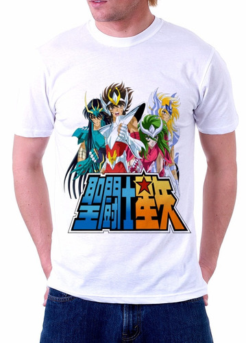 Camisa, Camiseta Do Anime Cavaleiros Do Zodíaco Saint Seya