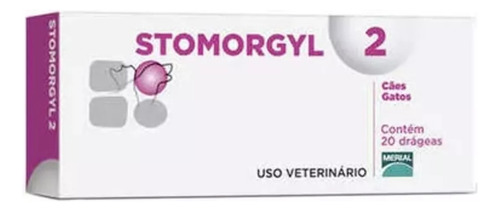 Stomorgyl 2 Para Cães E Gatos 20 Comprimidos Original