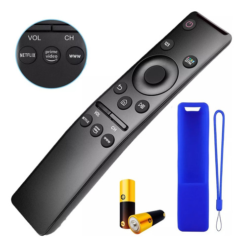 Control Remoto Para Samsung Smart Tv 4k Curve Uhd + Funda