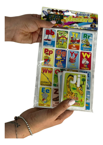 Juego Lotería Mexicana Camacho Abecedario 10 Tablas Y Baraja
