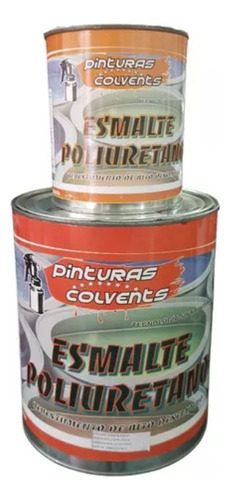 Esmalte Poliuretano Colvent 1/4 De Galon  Verde Agua