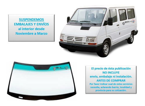 Parabrisas P/ Renault Trafic Y Rodeo S/colocar Precio Calid