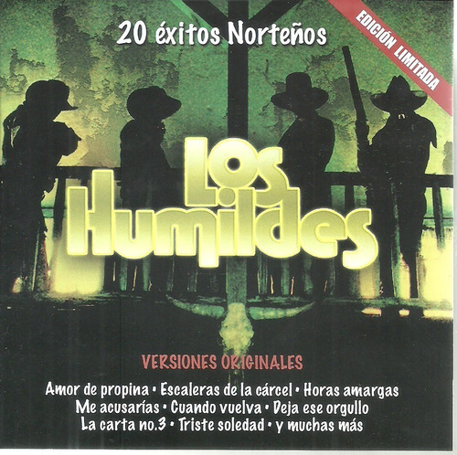 Los Humildes 20 Éxitos Norteños | Cd Música Nueva