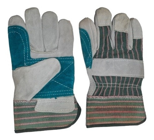 Guantes De Tela Carnaza Reforzada 