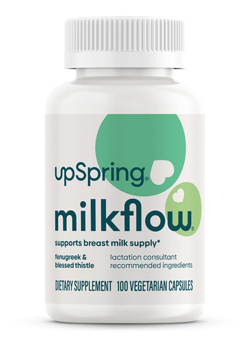 Upspring Milkflow - Cpsulas De Suplemento De Lactancia Mater