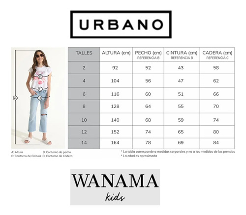Remera Wanama Kids Niña Mali