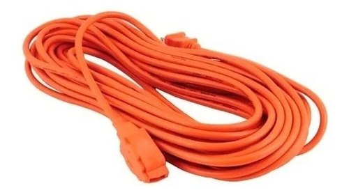 Multicontacto De 3 Tomas Weisco.mx 10m18awgx2ccolor Naranja Largo Del Cable De 10m 10a