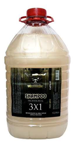 Shampoo 3 X 1 Barber Style 5 Litros ( Anti - Caspa )