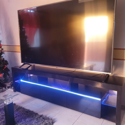 Mueble Tv  Moderno Con Iluminación Led