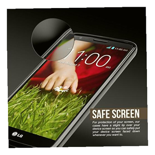 Carcasa Para LG G2 (sprint/t-mobile Sólo), Verde Color Turquesa Liso